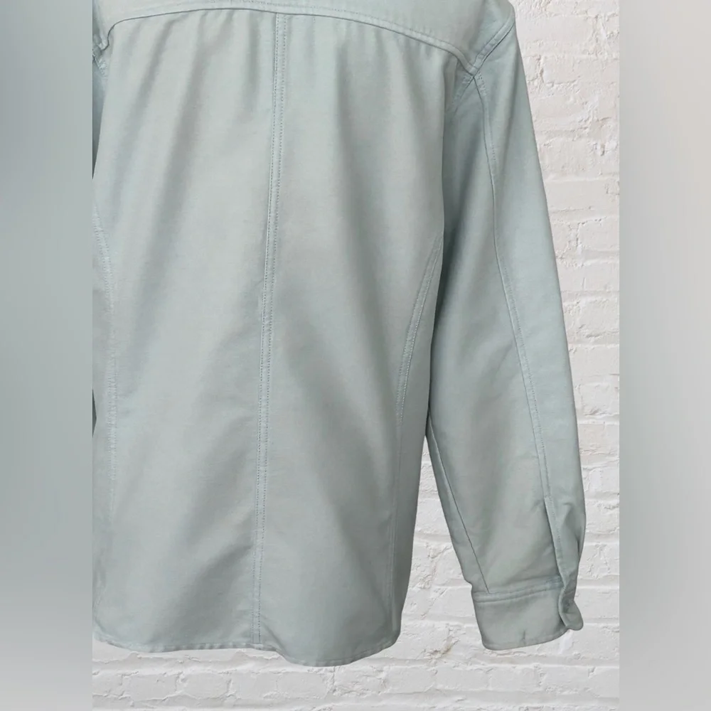 Eddie Bauer Womens Blue Flannel Button Up Shirt Sz XXL Chore Barn Farm Country - Picture 10 of 13